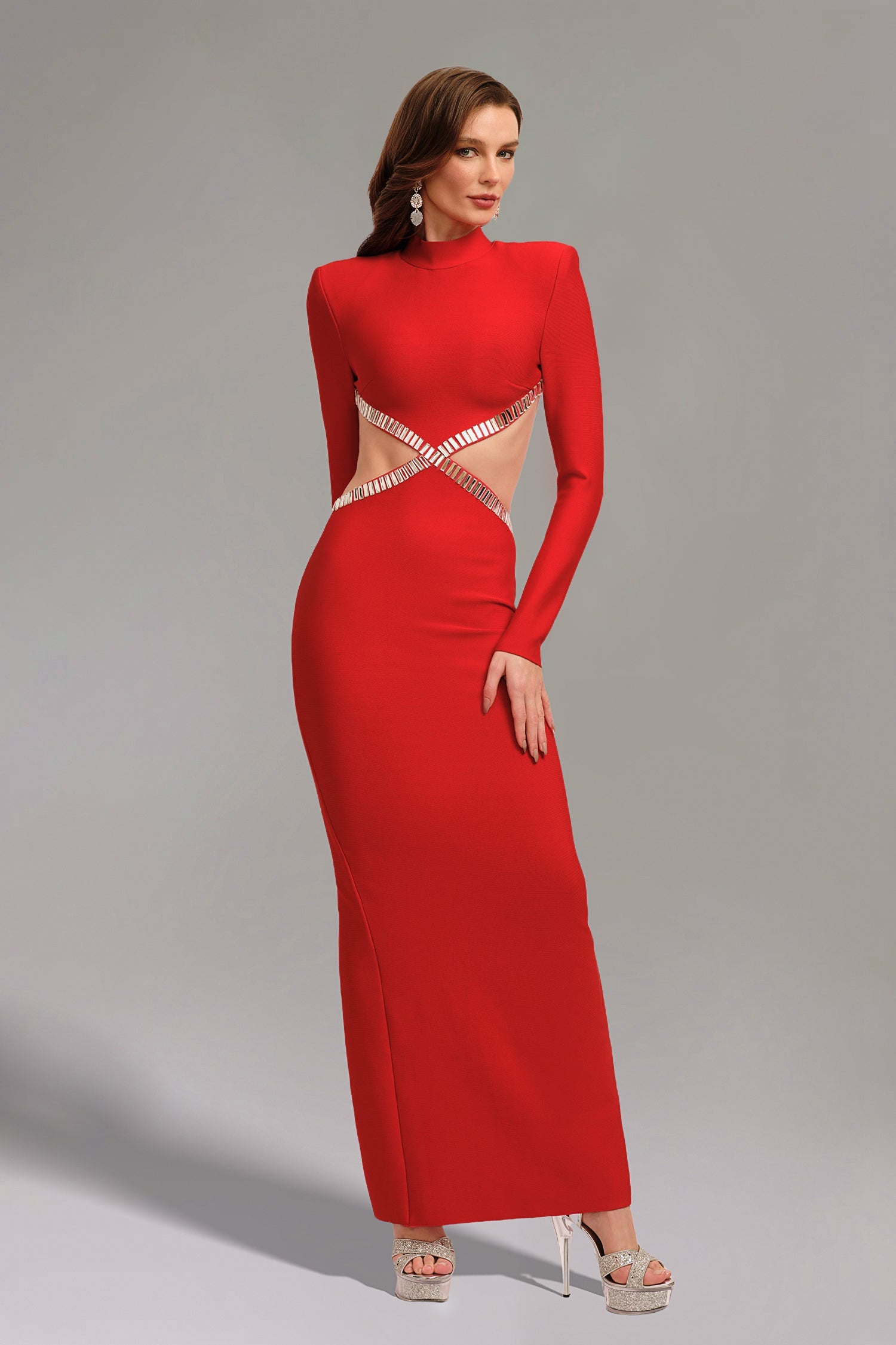 Vestido Vermelho Majestoso