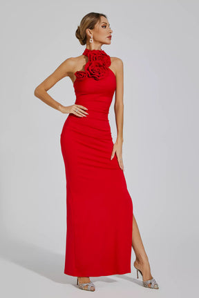 Vestido Fiori - Vermelho