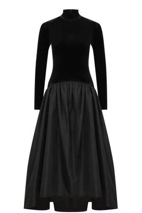 Robe Midi à Manches Longues Florienne