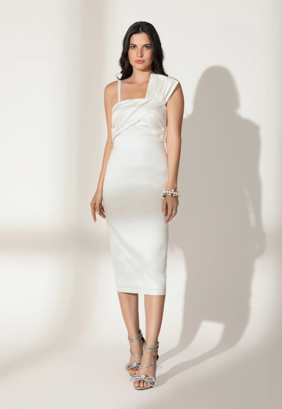 Vestido Midi La Blanc - Off White