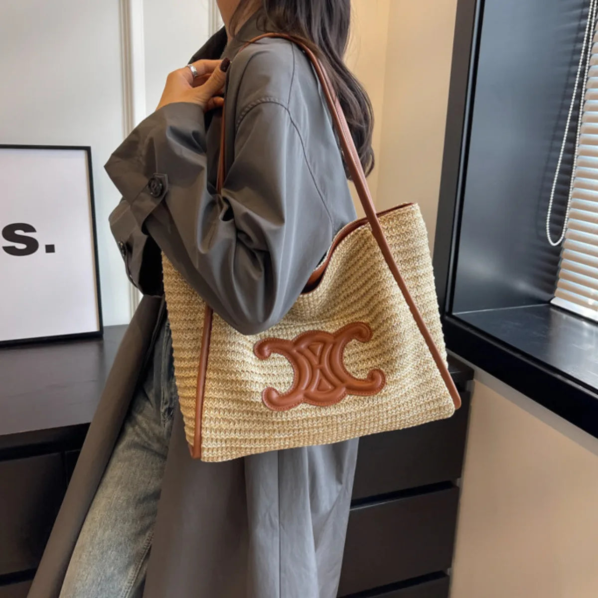 Sac en Paille Luxury Élégant