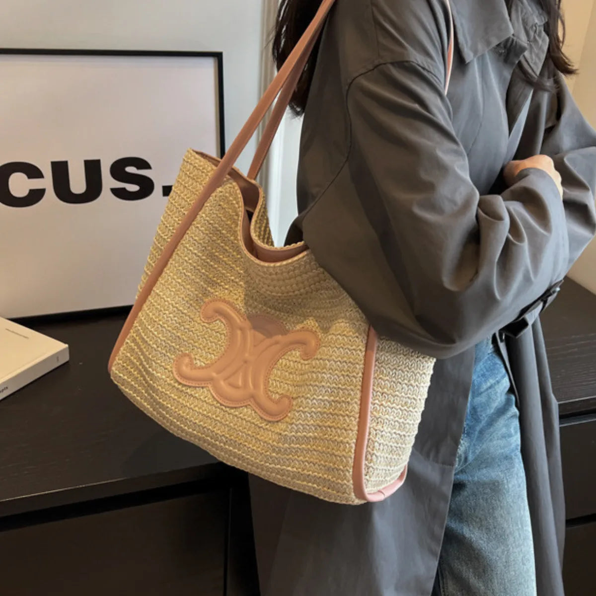 Sac en Paille Luxury Élégant